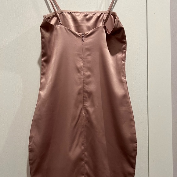 OHPOLLY Metallic Pink Bodycon Dress - Picture 2 of 3